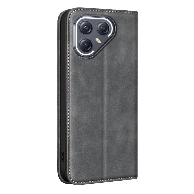 For Tecno Pova 7 Ultra 5G BINFEN COLOR Calfskin Texture Magnetic RFID Vegan Leather Phone Case