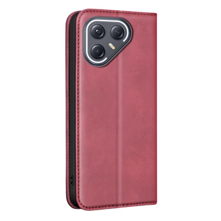 For Tecno Pova 7 Ultra 5G BINFEN COLOR Calfskin Texture Magnetic RFID Vegan Leather Phone Case