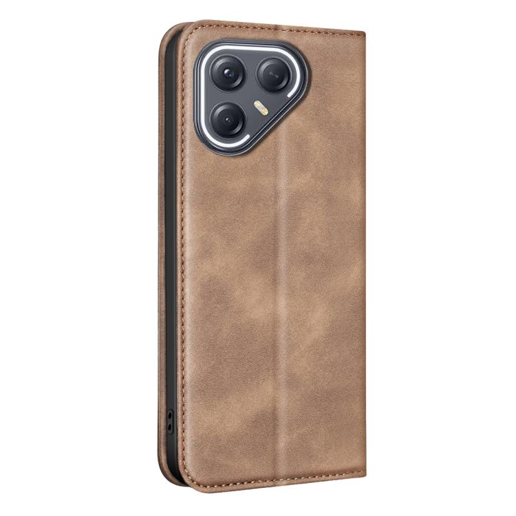 For Tecno Pova 7 Ultra 5G BINFEN COLOR Calfskin Texture Magnetic RFID Vegan Leather Phone Case