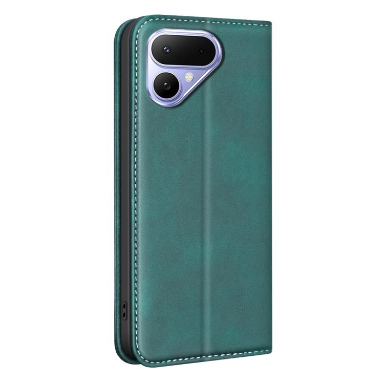 For Tecno Pova Curve 2 5G BINFEN COLOR Calfskin Texture Magnetic RFID Vegan Leather Phone Case