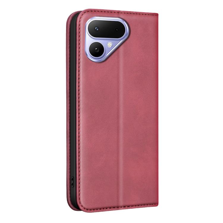 For Tecno Pova Curve 2 5G BINFEN COLOR Calfskin Texture Magnetic RFID Vegan Leather Phone Case