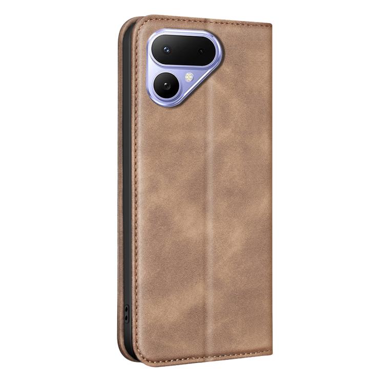 For Tecno Pova Curve 2 5G BINFEN COLOR Calfskin Texture Magnetic RFID Vegan Leather Phone Case