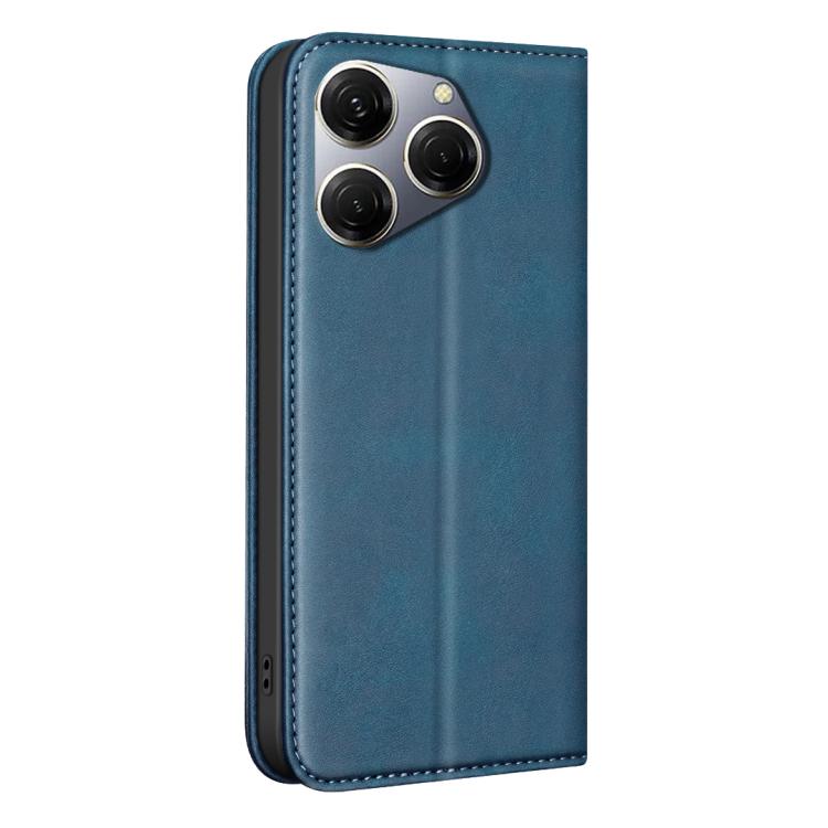 For Tecno Spark 20 Pro BINFEN COLOR Calfskin Texture Magnetic RFID Vegan Leather Phone Case
