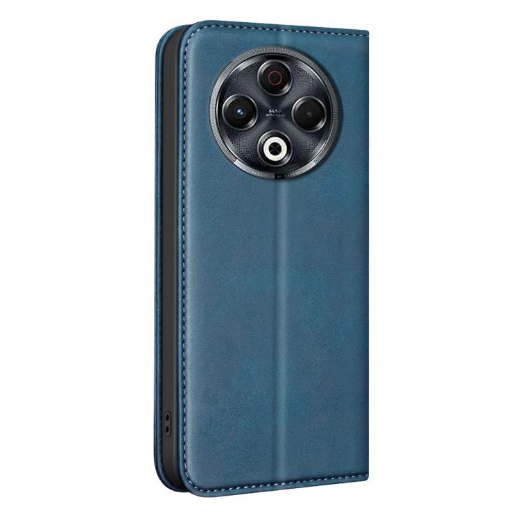 For Tecno Spark 30 4G BINFEN COLOR Calfskin Texture Magnetic RFID Vegan Leather Phone Case