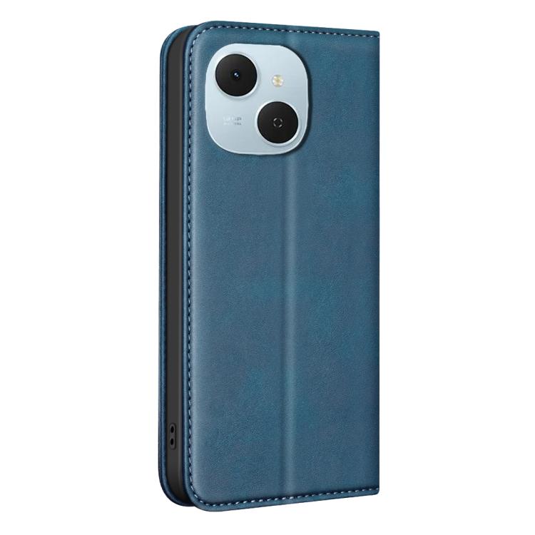 For Tecno Spark 40C BINFEN COLOR Calfskin Texture Magnetic RFID Vegan Leather Phone Case