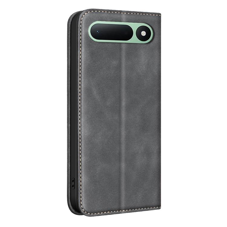 For Tecno Spark 50 4G BINFEN COLOR Calfskin Texture Magnetic RFID Vegan Leather Phone Case