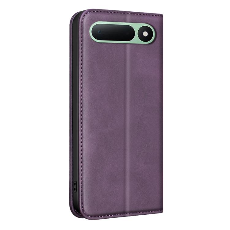 For Tecno Spark 50 4G BINFEN COLOR Calfskin Texture Magnetic RFID Vegan Leather Phone Case