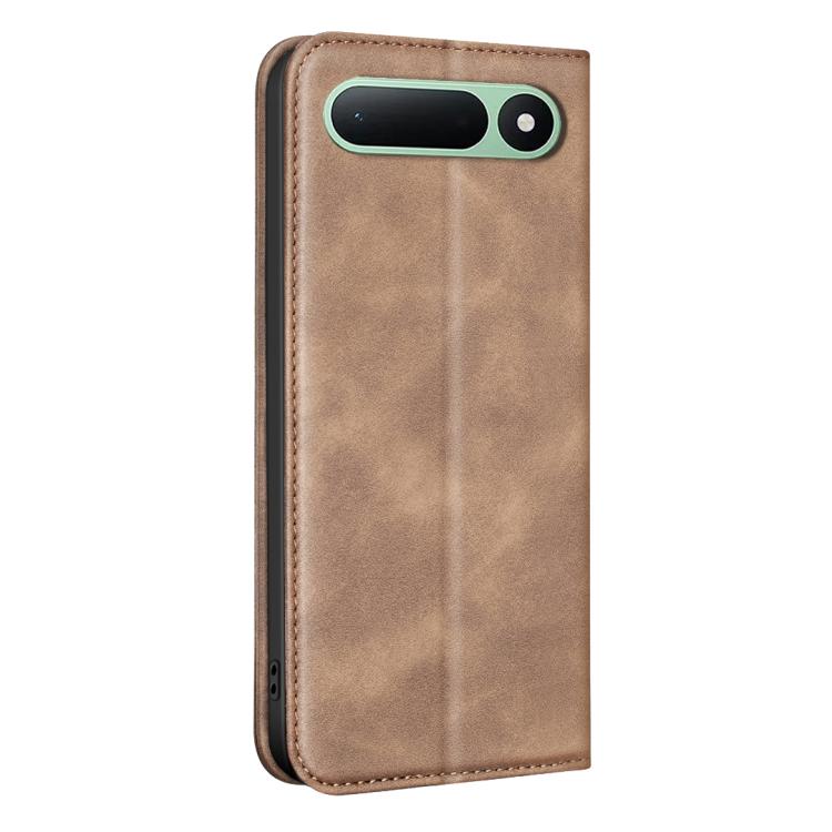 For Tecno Spark 50 4G BINFEN COLOR Calfskin Texture Magnetic RFID Vegan Leather Phone Case