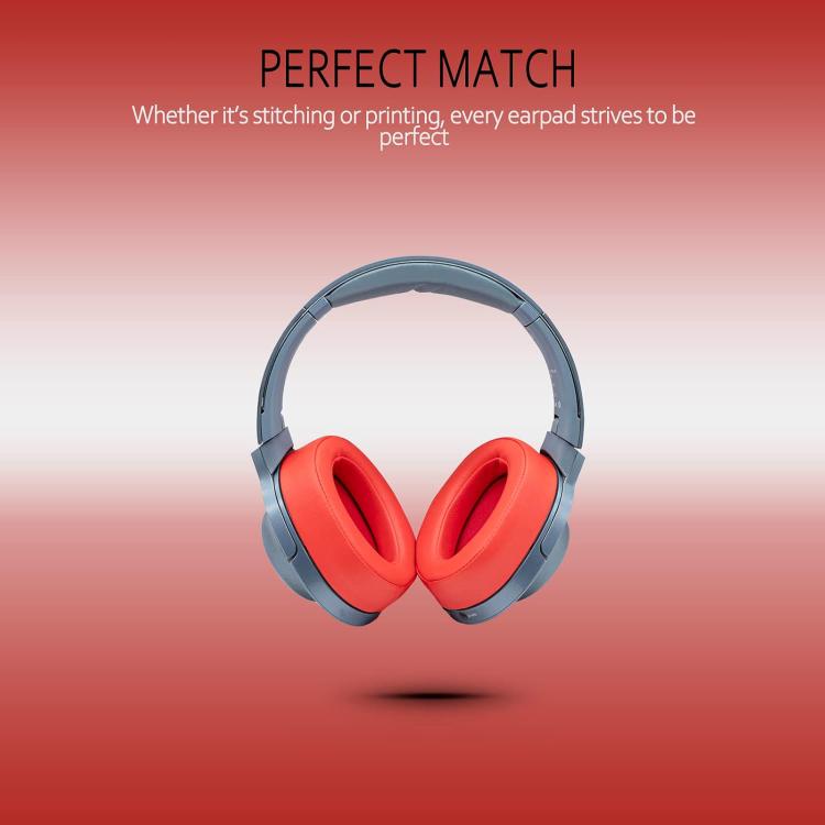 For Sony MDR-100ABN / WH-H900N XDcase 1 Pair Protein Leather Headset Replacement Ear Pads with Prying Tool