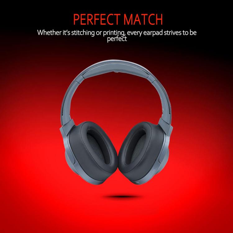 For Sony MDR-100ABN / WH-H900N XDcase 1 Pair Protein Leather Headset Replacement Ear Pads with Prying Tool