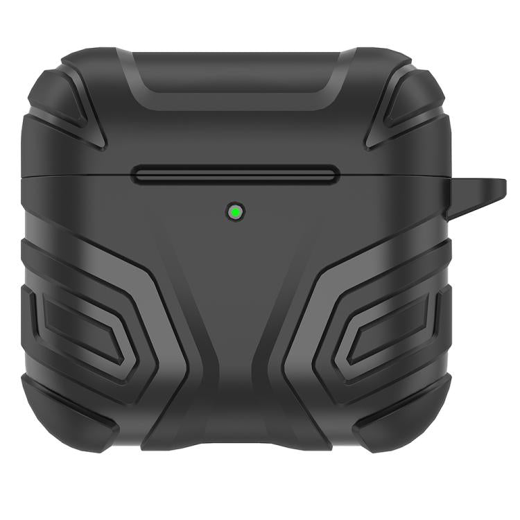 For AirPods 4 XDcase Dark Pattern TPU Earphone Cover with Carabiner