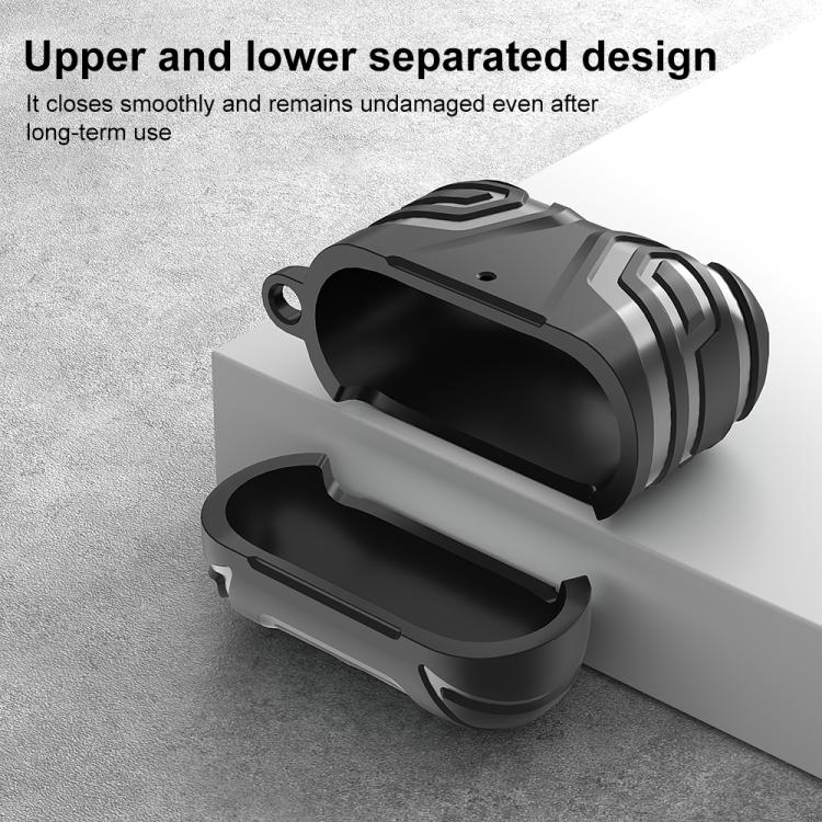 For AirPods 4 XDcase Dark Pattern TPU Earphone Cover with Carabiner