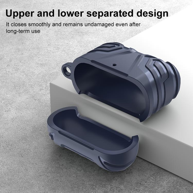 For AirPods 4 XDcase Dark Pattern TPU Earphone Cover with Carabiner