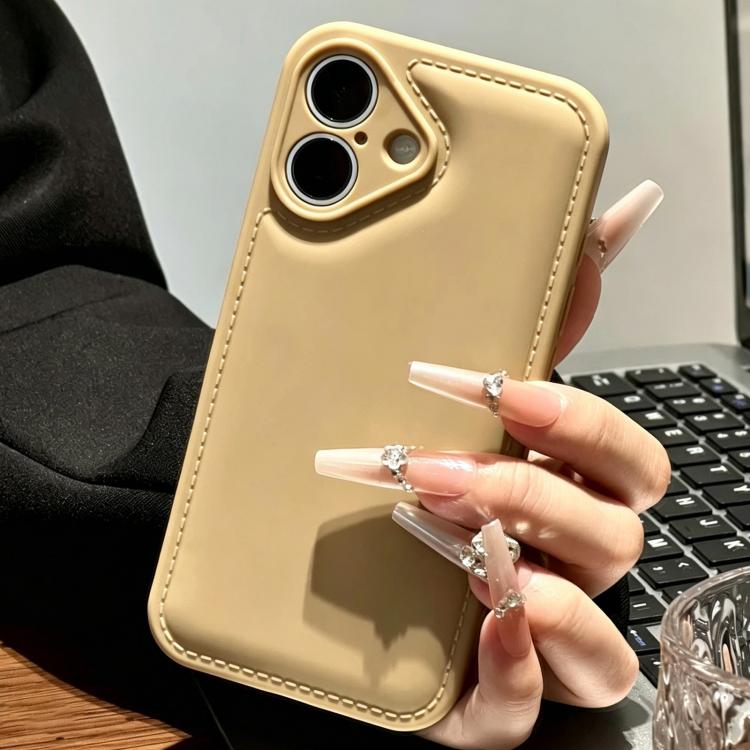 For iPhone 17 Solid Color Shockproof Air-Cushion TPU Phone Case