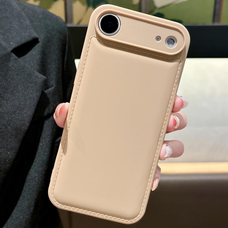 For iPhone Air Solid Color Shockproof Air-Cushion TPU Phone Case