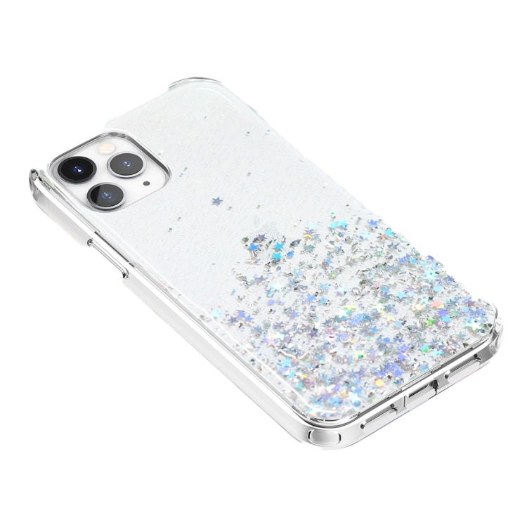 For iPhone 12 mini Stars Pattern Dropping Glue TPU Shockproof Protective Case