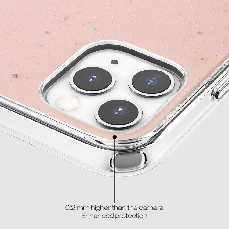For iPhone 12 / 12 Pro Stars Pattern Dropping Glue TPU Shockproof Protective Case