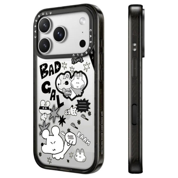 For iPhone 15 Plus Mouse Series Transparent Acrylic Phone Case