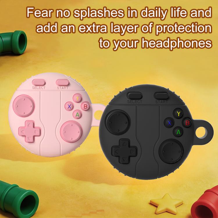 For AirTag 2nd Gen / 1st Gen XDcase Game Console Style Silicone Protective Case with Key Ring