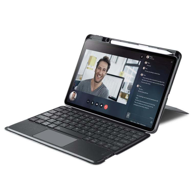 For Xiaomi Pad 6 / 6 Pro DUX DUCIS DK Series Italian Layout Backlit Bluetooth Keyboard Case - Black