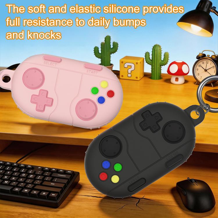 For Samsung Galaxy SmartTag2 XDcase Game Console Style Silicone Protective Case with Key Ring