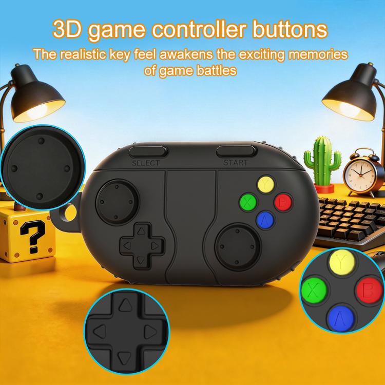 For Samsung Galaxy SmartTag2 XDcase Game Console Style Silicone Protective Case with Key Ring