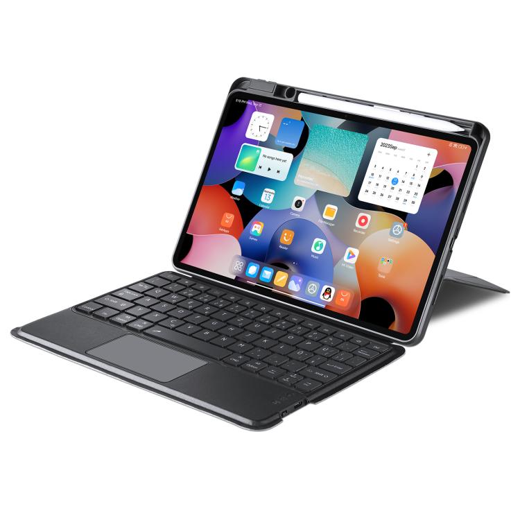For Xiaomi Pad 6 / 6 Pro DUX DUCIS DK Series Czech Layout Backlit Bluetooth Keyboard Case - Black