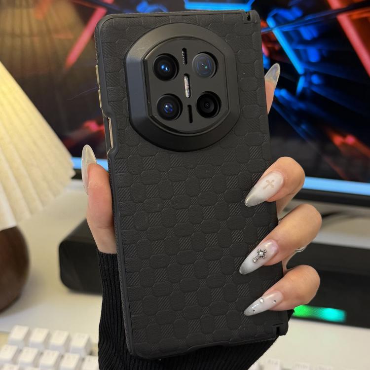 For Huawei Mate XT Ultimate Design Double Axis Soft Edge Square Grid Pattern Phone Case