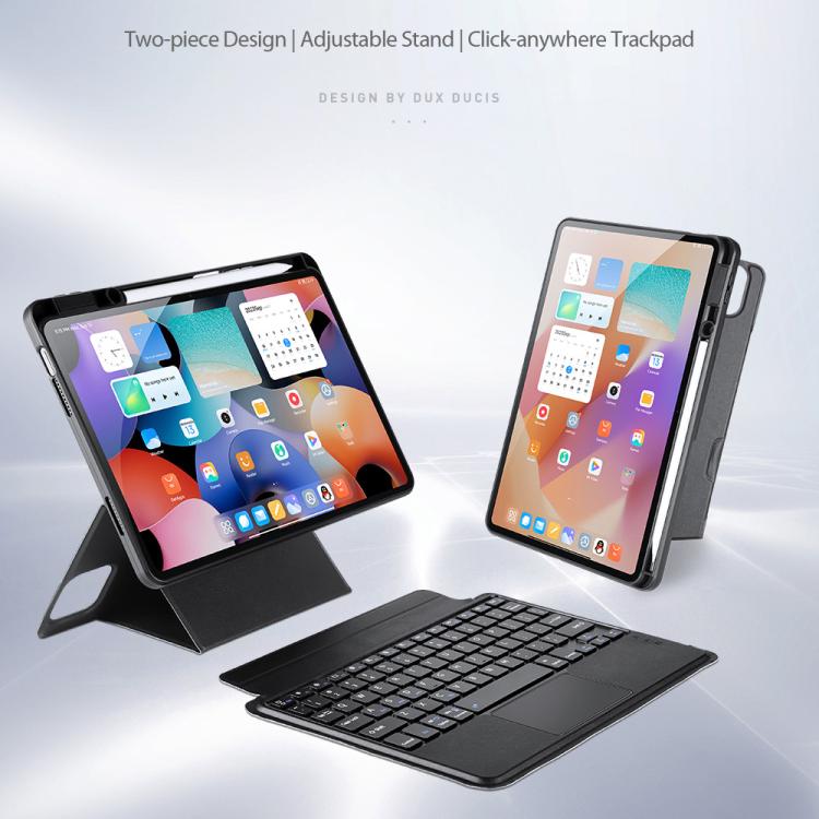 For Xiaomi Pad 6 / 6 Pro DUX DUCIS DK Series Spanish Layout Backlit Bluetooth Keyboard Case - Black