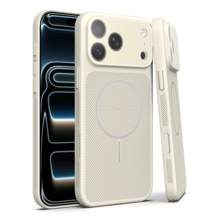 For iPhone 13 Pro Heat Dissipation Breathable Mesh Magnetic PC Phone Case