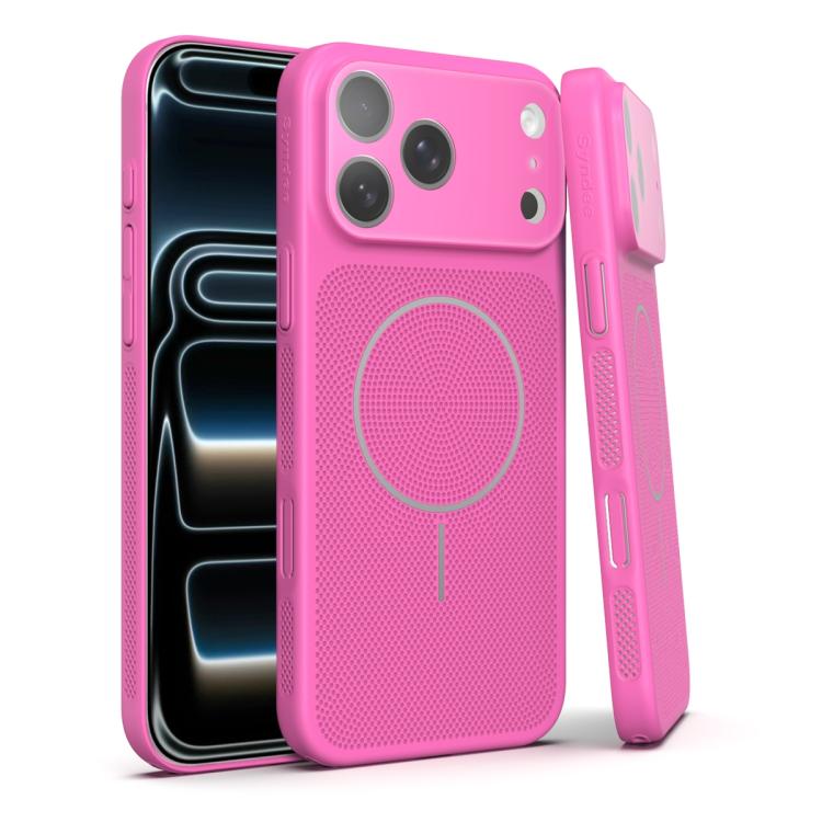 For iPhone 13 Pro Heat Dissipation Breathable Mesh Magnetic PC Phone Case