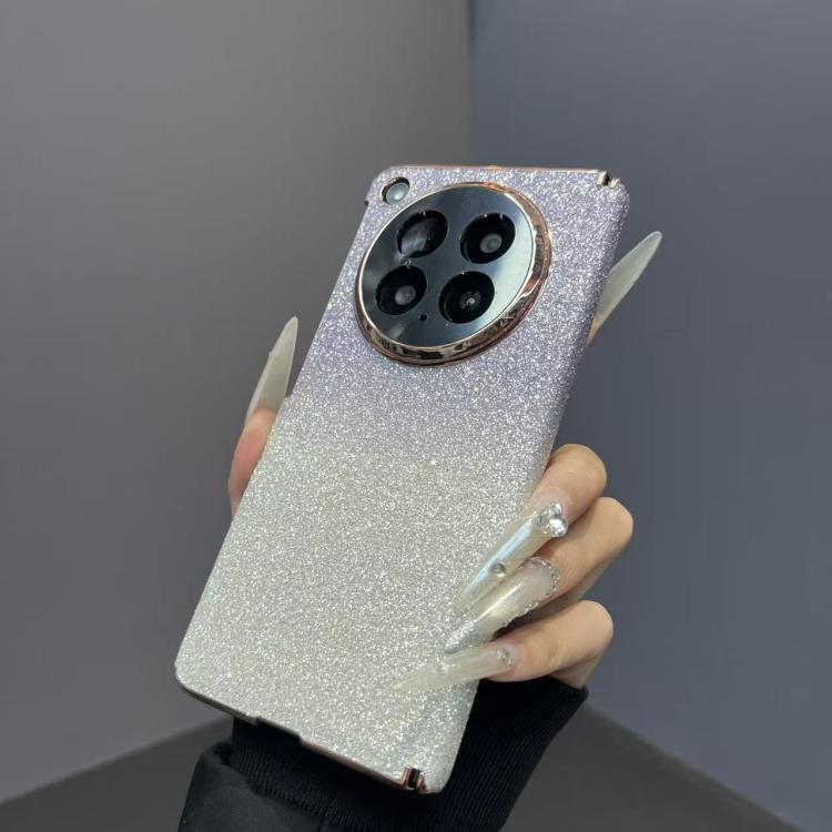 For Honor Magic V6 Double Axis Gradient Glitter Shockproof Phone Case