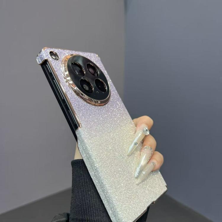 For OPPO Find N6 5G Double Axis Gradient Glitter Shockproof Phone Case