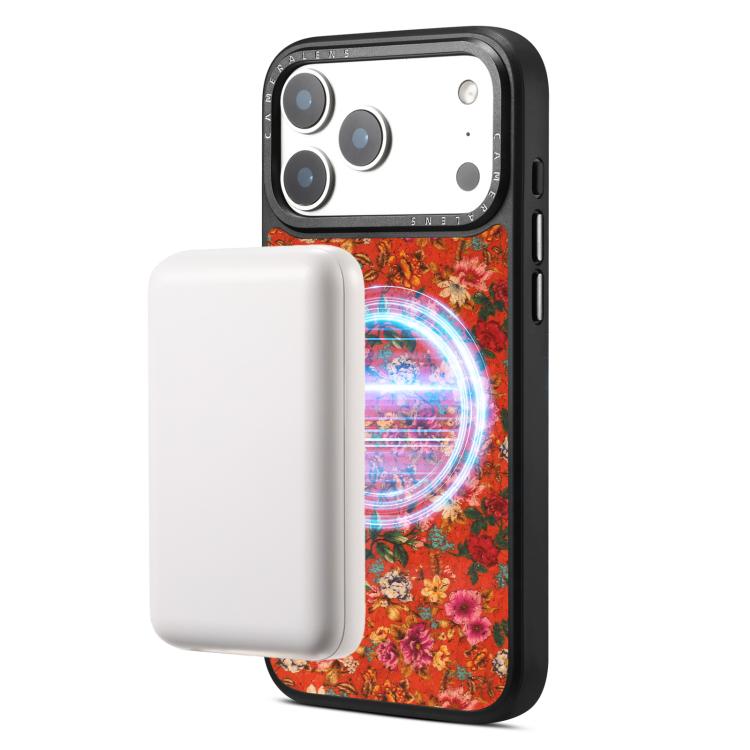 For iPhone 17 Pro Max Denior Peony Series Magnetic Phone Case