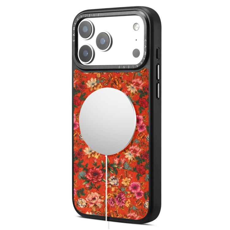 For iPhone 17 Pro Max Denior Peony Series Magnetic Phone Case