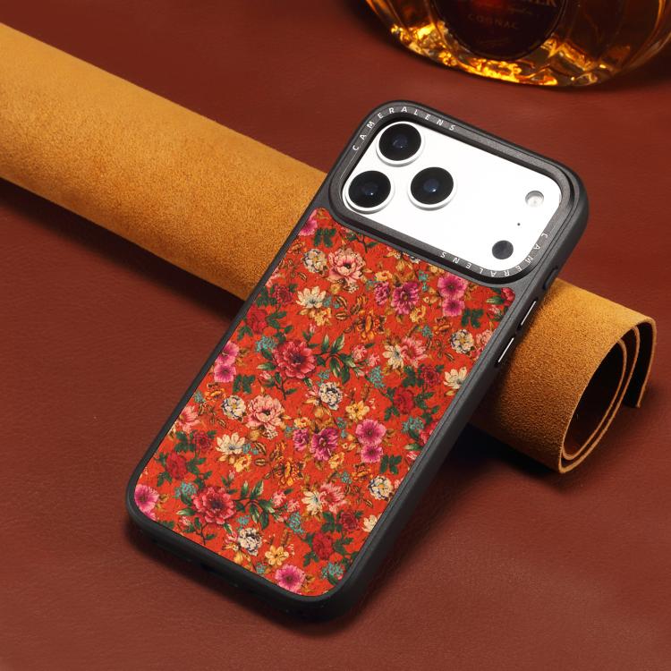For iPhone 17 Pro Max Denior Peony Series Magnetic Phone Case