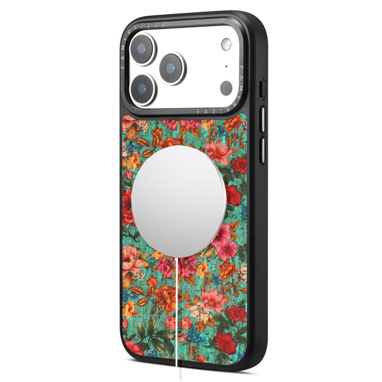 For iPhone 17 Pro Max Denior Peony Series Magnetic Phone Case