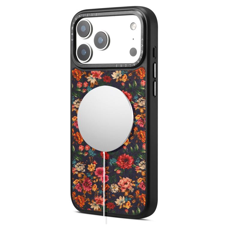 For iPhone 17 Pro Max Denior Peony Series Magnetic Phone Case