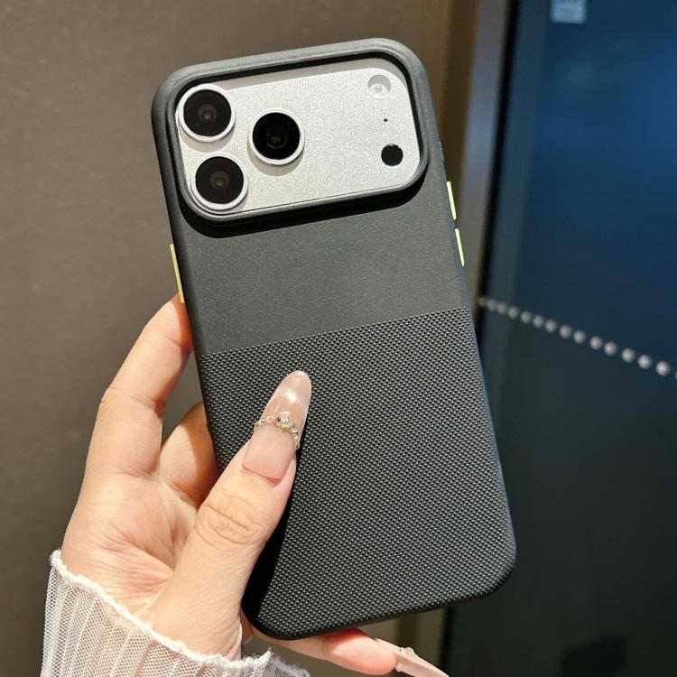 For iPhone 17 Pro Polka Dot Velvet TPU Shockproof Magnetic Phone Case