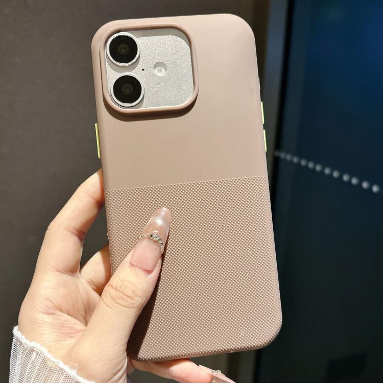 For iPhone 16 Polka Dot Velvet TPU Shockproof Magnetic Phone Case