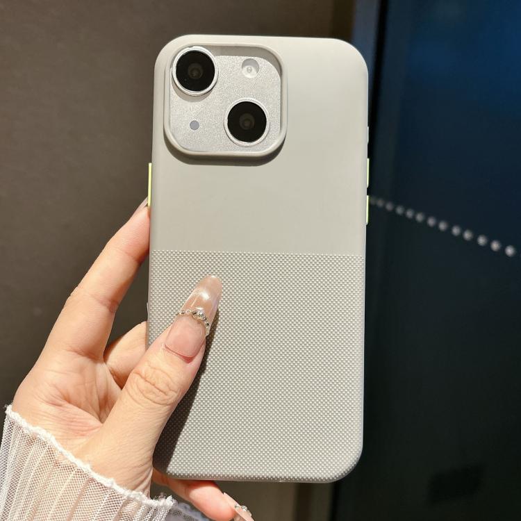 For iPhone 15 Polka Dot Velvet TPU Shockproof Magnetic Phone Case