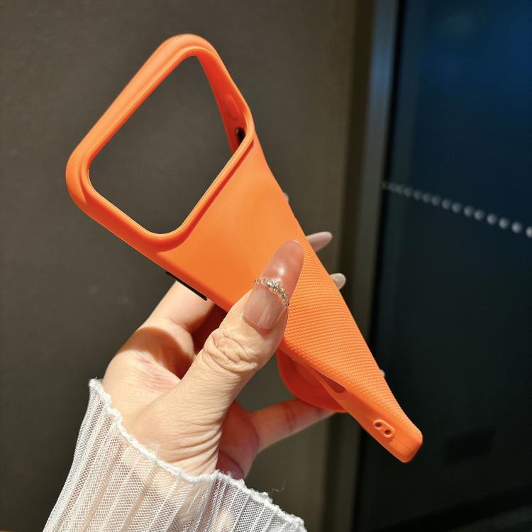 For iPhone 14 Polka Dot Velvet TPU Shockproof Magnetic Phone Case