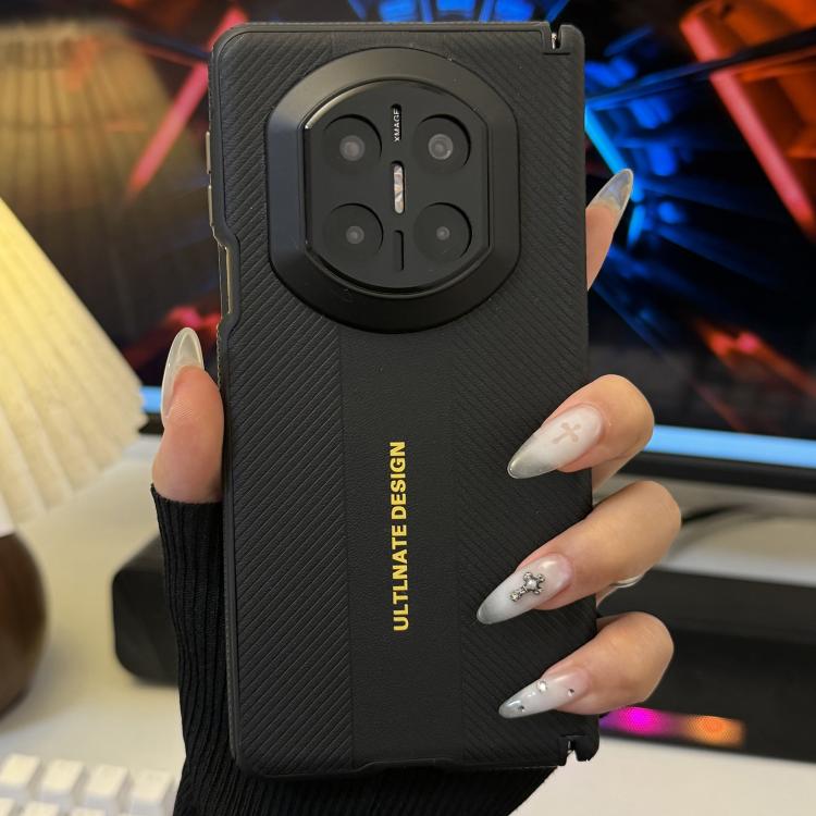 For Huawei Mate X7 Double Axis Soft Edge Diagonal Pattern Phone Case