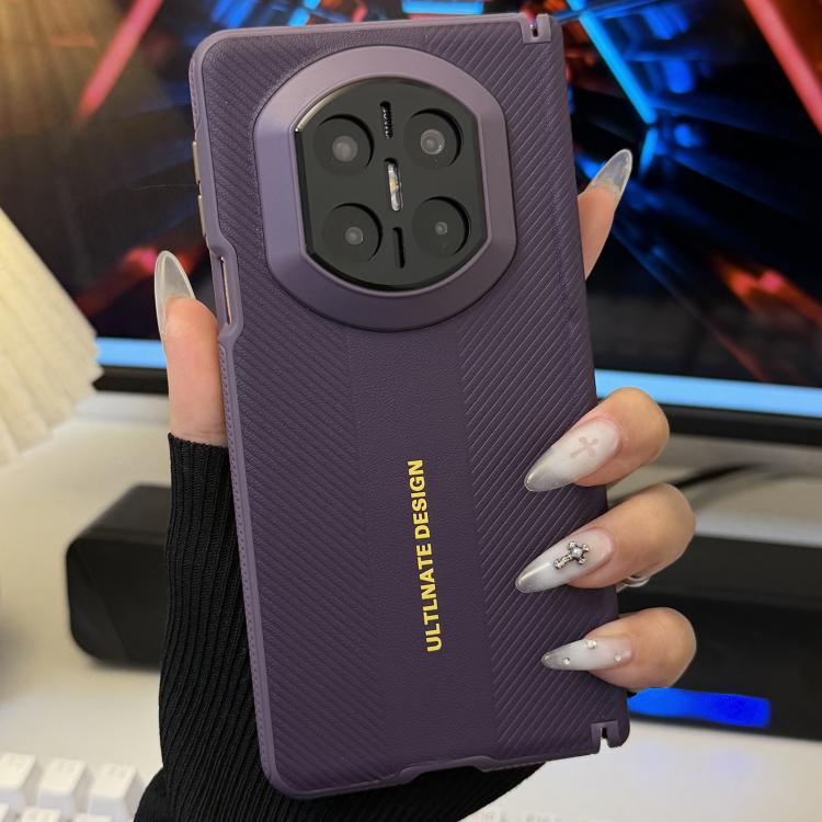 For Huawei Mate X7 Double Axis Soft Edge Diagonal Pattern Phone Case