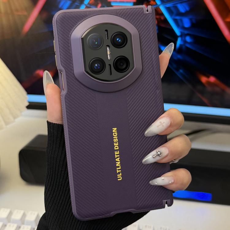 For Huawei Mate X6 Double Axis Soft Edge Diagonal Pattern Phone Case