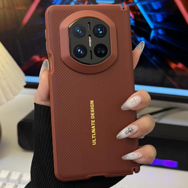 For Huawei Mate XT Ultimate Design Double Axis Soft Edge Diagonal Pattern Phone Case