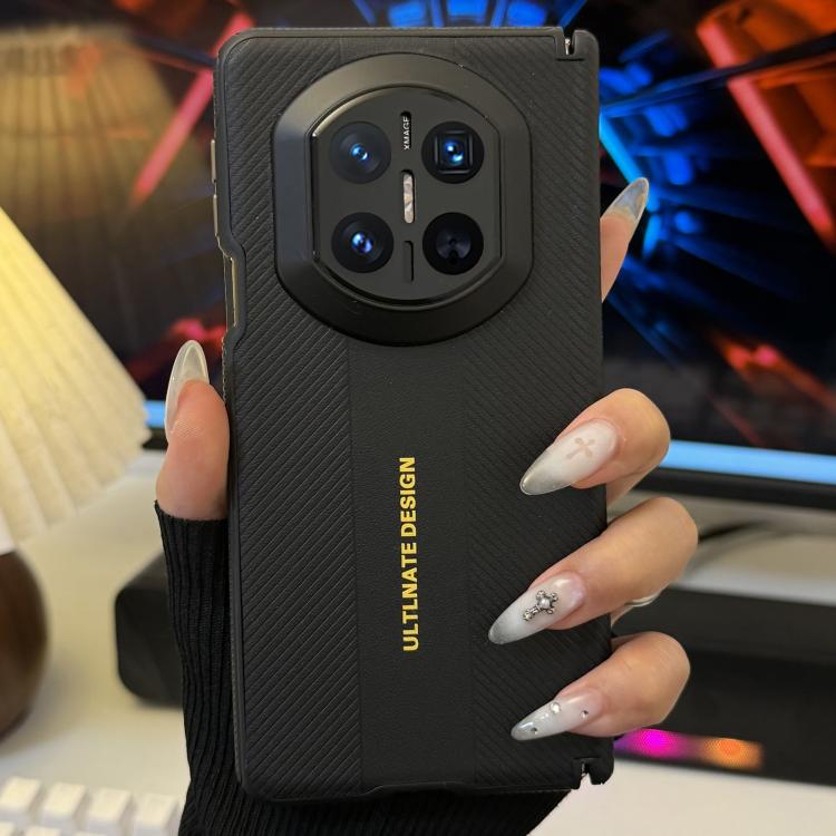 For Huawei Mate XT Ultimate Design Double Axis Soft Edge Diagonal Pattern Phone Case