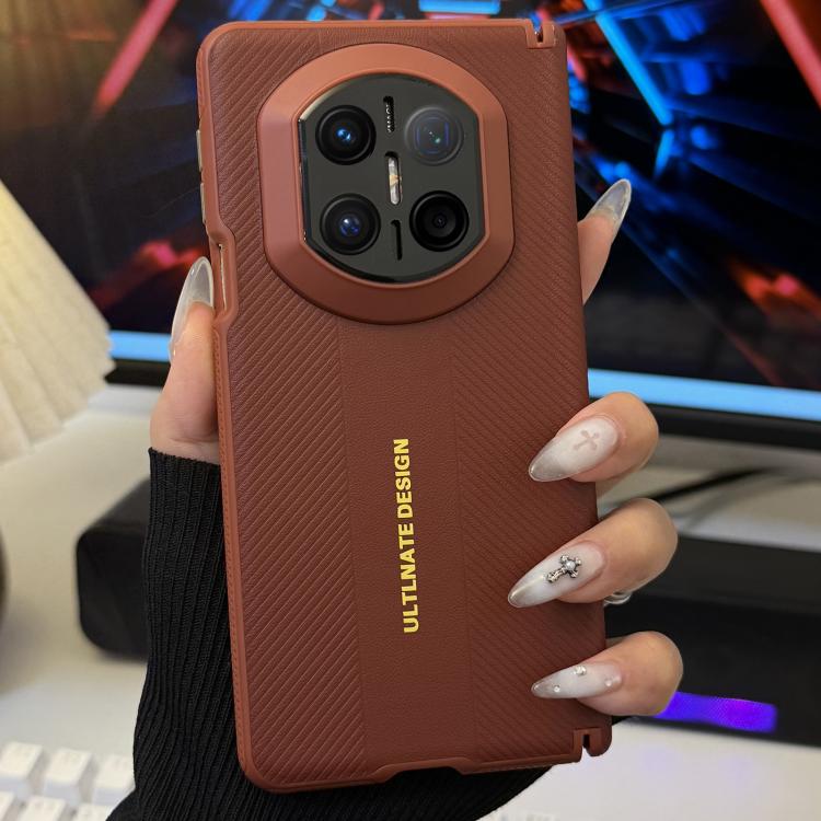 For Huawei Mate X5 Double Axis Soft Edge Diagonal Pattern Phone Case