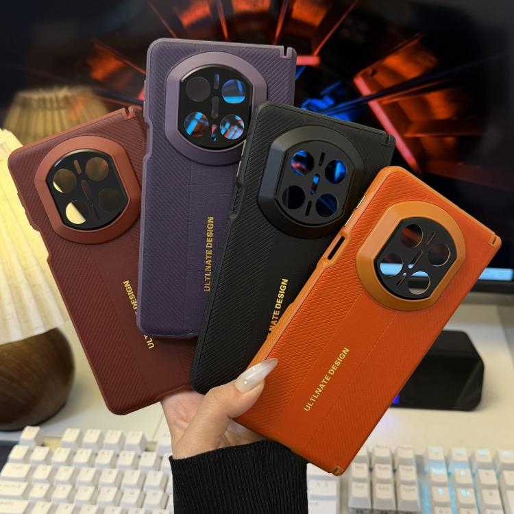 For Huawei Mate X6 Double Axis Soft Edge Diagonal Pattern Phone Case