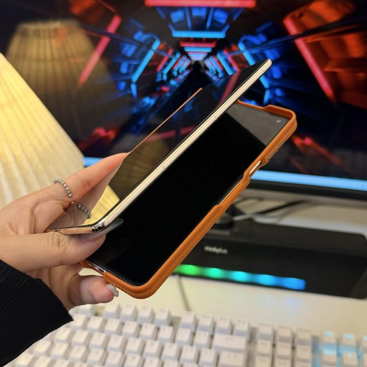 For Huawei Mate X6 Double Axis Soft Edge Diagonal Pattern Phone Case